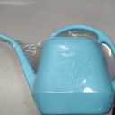 Fasmov 1-Gallon Plastic Watering Can with Comfortable Handle, Garden Watering Cans Long Spout for Indoor Outdoor Watering Plants, Bright Blue