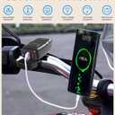 Bylikeho Motorcycle Phone Charger with Voltmeter & ON/Off Switch, SAE to USB Adapter for Phone, Tablet, GPS