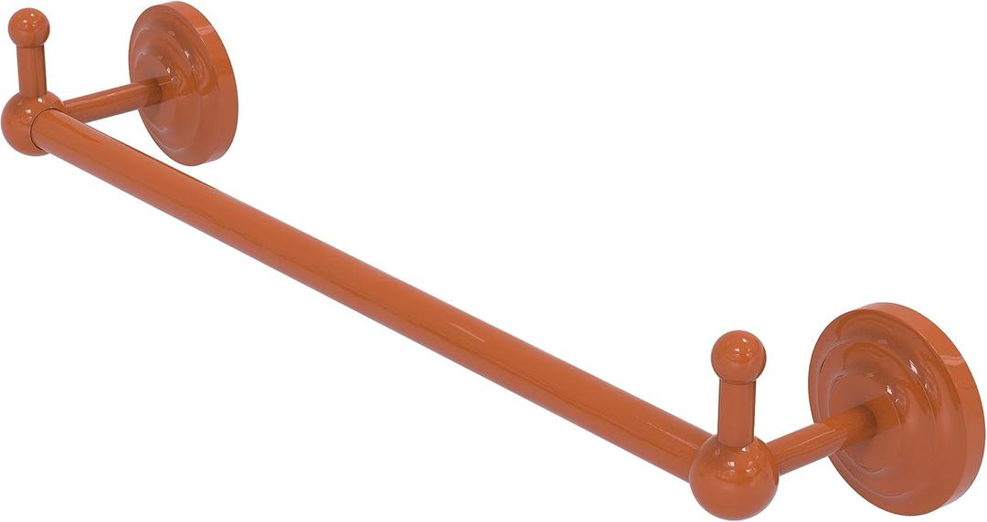 Allied Brass PQN-41-24-PEG-ASP Prestige Que 24 Inch Towel Bar with Integrated Hooks, Autumn Sparkle (26.25 Inch)