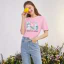 Women Chillin'with My Peeps Shirt Easter Shirt Funny Bunny T-Shirt Cute Rabbit Tee Tops Easter Day Gift (XXL)