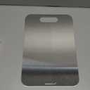 Titanium Cutting Board, 100% Pure Titanium Chopping Board for Kitchen, Hygiene & Durability Double Sided Cutting Board, Non toxic Chopping Board, Dishwasher Safe (13.2 x 9.4)