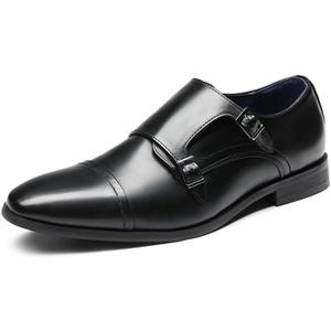 Bruno Marc Men's Dress Loafer Shoes Monk Strap Slip On Loafers,7W