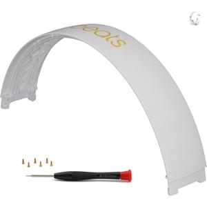 Studio 3 Headband Replacement - Durable & Comfortable Cushion, Compatible with Studio 3 Wireless(A1914) & Studio 2 Wired/Wireless (B0500/B0501) Headphones (Studio 3-White)