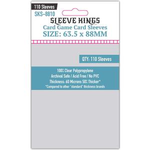 Sleeves Sleeve Kings (63.5x88mm, 110ct) Clear (Medium - MTG)