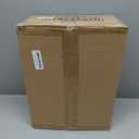 Calmootey Portable Closet Organizers, Clothing Storage, Wardrobe with 6 Shelves and Hanging Rod, Non-Woven Fabric Cover with 4 Side Pockets, Black