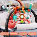 MONSTIME Car Seat Toys for Babies 0-6 Months, Newborn Toys Baby Toy 0-3 Months Stroller Toys, Infant Toy 0-6 Month for Carseat Stroller Crib with Mirror, Rattle, Teether for 0 3 6 9 12 Boys Girls