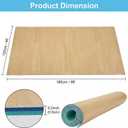 4x6Ft Portable Dance Floor Mat, 5mm Thick Marley Dance Floor