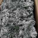 YITAHOME Prelit Snow Flocked Artificial Full Christmas Tree 9ft with Remote Control, Christmas Pine Tree with 11 Light-Modes, 2094 Branch Tips, and Foldable Base for Home, Party Decoration (White)