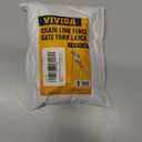 VIVIDA Chain Link Gate Latch 1-3/8" x 1-3/8", Chain Link Fence Gate Fork Latch, Galvanized Farm Fence Lock, 1 PCS