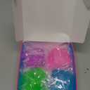 4 Pack Stress Cube, Slow Rising Ice Cube Stress Balls for Adults Kids, Sensory Fidget Toy for Anxiety Relief, Square Shape Squishy Balls for Classroom Prizes, Nice Cube Squishy for Party Favors