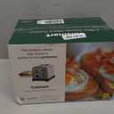 Cuisinart CPT-160BKS 2-Slice Metal Classic Toaster, Stainless Steel/Black