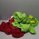 Christmas Green Costume for Men Furry Adult Santa Claus Costume Mask Santa Suit XL