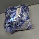 2 x 33FT Christmas Garland, Blue and Silver Tinsel Garland Shiny Hanging Garland for Home Tree Door Mantle Indoor Outdoor Holiday Xmas Party Decor