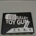 Foam Blaster Pistol Toy Gun with Shell Ejecting  Safe for Kids Ages 6+  Includes 50 Soft Bullets & Goggles  32ft Shooting Range  Fun Indoor Outdoor Party Game  Great for Foam Dart Battles (Silver)