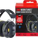 3M WorkTunes Connect Wireless Hearing Protector with Bluetooth Technology, Bluetooth Hearing Protection with a 26 dB Noise Reduction Rating