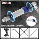 21PCS Wheel Locking Nut Key Kit Compatible with BMW, Wheel Lock Nut Socket Adapter Set, Anti-Theft Lug Nut Removal Tool, Anti-Theft Screw Remover