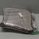 AAAAAcessories D-Shaped Chair Cushions, 2" Thick Dining Chair Pads with Ties and Removable, Machine-Washable Cover, 17" x 16", Brown