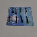 Replacement Toothbrush Heads for Waterpik Complete Care 5.0/9.0 (CC-01/WP-862), STRB-8WB, (8-Pack, Black)