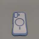 Magnetic for iPhone 17 Case, [Compatible with MagSafe][Military Grade Drop Protection][Heavy Duty Protection][Non-Slip][Shockproof] 2-Layer Durable Bumper Phone Case 6.3''-Blue Purple