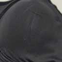 OEAK Womens Seamless Push Up Bras No Underwire Full Coverage Comfortable Bra V Neck Bralettes Wireless Everyday Bra (X-Large, Black)