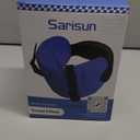 Travel Pillows for Airplanes, Airplane Pillow for Long Flight, Airplane Head Strap with Eye Mask for Sleep, Travel Neck Pillow for Car Road Trip, 360 Support Headrest, Stop Bobblehead, Black