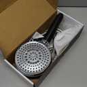 Filtered Shower Head with Handheld, High Pressure 10-Spd Detachable Chrome Showerhead with Stainless Hose, Water Softener Filter Beads for Hard Water - Remove Chlorine, Reduce Dry Itchy Skin (Silver)