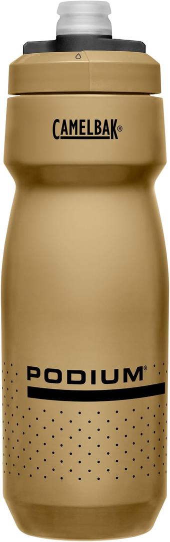Camelbak PODIUM 710 ml – bike bottle – self-sealing cap – leak-proof – BPA-free – easy cleaning – gold, size: OS