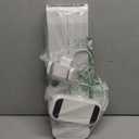 Half Moon Light for Nail Desk, Large Square Nail Lamp for Desk with Phone Holder, Professional Manicurist Desktop Lamp, LED Light Suitable for Manicures, Tattoos, White with Rhinestones (1 Pack)