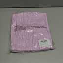 Little Girls Knit Sweater Dress Long Sleeve Ribbed Ruffle Dress Kids Pullover Dresses (10-12 Years, 01 Purple)