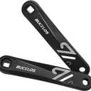 BUCKLOS Ebike Mountain Bike Square/Diamond/Hollow Crank Arm -152MM/170MM/175MM MTB Aluminum Bicycle CrankSet for Electric Bike/Road Bike/Commuter Bike/Exercise Bike/Fat Bike