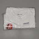 Boladeci Women's Golf Polo Shirts Short Sleeve UPF 50+ Sun Protection 4-Button Tennis Collared Shirts (White, L)