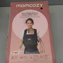 Momcozy Baby Carrier - Ergonomic, Cozy and Lightweight Carrier for 7-45lbs, Effortless to Put On, Ideal for Hands-Free Parenting, Enhanced Lumbar Support, Purehug for Infant to Toddler, Black