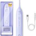 AquaSonic Icon Water Flosser for Teeth  Cordless Rechargeable Oral Irrigator  Waterproof, Portable Dental Cleaning with Jet Tip  Braces Home Travel - Lilac
