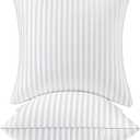 MIULEE 22x22 Throw Pillow Inserts Set of 2, 100% Virgin Microfiber Filling