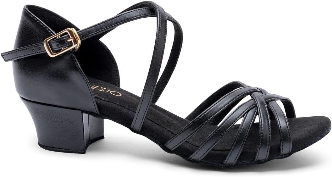 Capezio Women's Rebecca 1.5" Ballroom Shoe (10.5 Wide, Black)