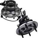 Autoround 4WD Front Wheel Bearing and Hub Assembly Fit for Chevy Colorado 2004-2008, GMC Canyon 2004-2008, Isuzu i-350 2006 / i-370 2007-2008, Replace# 515111 515110, Left Right Side, 6 Lug w/ABS