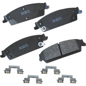 Bendix Premium SBC1194 Ceramic Rear Brake Pads for Select Models Cadillac Escalade ESV, EXT, Chevrolet Avalanche, Chevy Silverado,1500 Classic, Suburban, Tahoe, GMC Sierra, Yukon XL