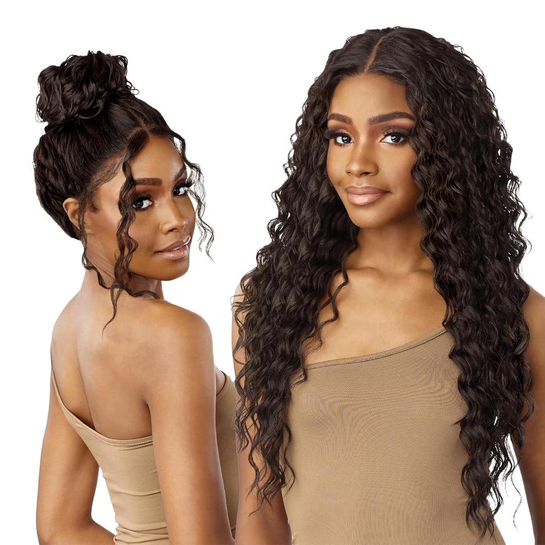 Sensationnel Butta 360 Lace Wigs - Unit 4 Wider Parting 360 Degree Lace Glueless Synthetic Preplucked Hairline (CHBLONDE)