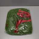 Suncalla 9 Ft Christmas Garland Artificial Norfolk Pine Garland with Velvet Bow Realistic Christmas Greenery Decoration for Mantle Staircase Banister Fireplace Wall Door Table