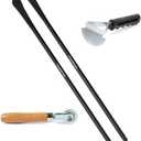 2PCS Tire Spoon, Tire Mount and Demount Iron ,33220 Mt and Demount Spoon, 30 in, 3/4 in , Tire Patch Roller, Scraping Cutter , Tire Iron Suitable for Changing Tires on A Wide Range of Vehicles.