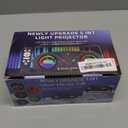 Disco Ball Light,Party Disco Dj Strobe Ocean Star Projector Dance Light Sound Activated with Remote Control Stage Rave for Parties Club Bar Birthday Wedding KTV Christmas Halloween Dancing Dcor