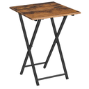 HOOBRO Folding TV Tray Table, Wooden TV Tray, Portable Sofa Side Table