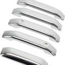 AUCERAMIC Chrome Door Handle Cover Fit for 2004-2014 Ford F150 4 Doors Tailgate Handle Cover Kit Chrome Accessories 5 PCS