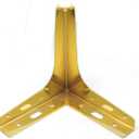 Set of 4 Furniture Legs - Vintage Mid Century Modern Style, 6.5 inch, Gold