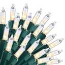 Joiedomi Clear Christmas String Lights Indoor,300(2x150) Mini White Fairy Light,62.4FT Lighting Decor for Patio Dorm Classroom Bedroom Holiday Wedding Party Garland Birthday Festival,Green Wire