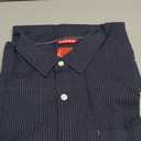 UNIONBAY Men's Stretch Seersucker Yarn Dye Short Sleeve Button-up Shirt (X-Large, Navy)