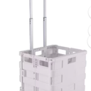 Simplify Tote & Go Collapsible Utility Cart in White