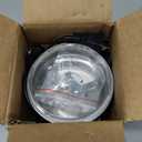 Moongiantgo Coffee Grinder Electric, Mini Spice Grinder, 200W 10s Fast Grinding, Dry Grain Mill for Spices Seeds Rice Beans Seasonings, with Replacment Stainless Steel Blade (Silver, 110V)