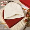 ZOORON Toddler Beanie Baby Boys Girls Beanies Kids Winter Hats Children Knit Warm Caps Soft Ski Hat (0-5T, 1-white)