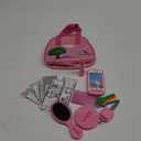 Toddler Play Purse for Kids with Accessories, Purse Toys for Girls with Pretend Makeup, Keys, Smartphone, Dress Up Toy Purse for Toddlers and Kids - Birthday Gift for Little Toddler Girls